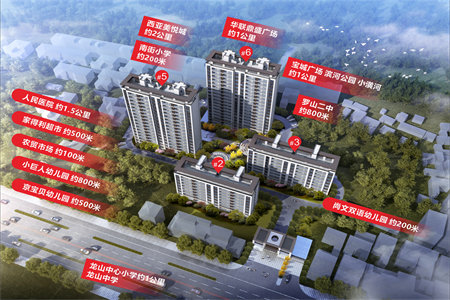 罗浮广场旁3室2厅2卫63万120m2中装出售